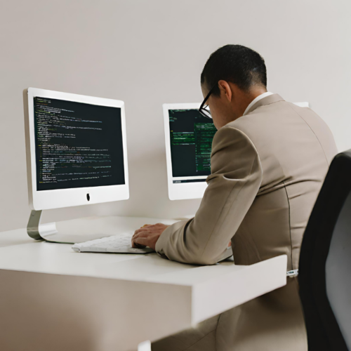 programador en su despacho